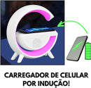 Caixa de Som/Luminária/Carregador Sem Fio RGB