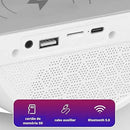 Caixa de Som/Luminária/Carregador Sem Fio RGB