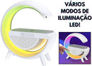Caixa de Som/Luminária/Carregador Sem Fio RGB