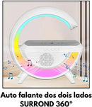 Caixa de Som/Luminária/Carregador Sem Fio RGB